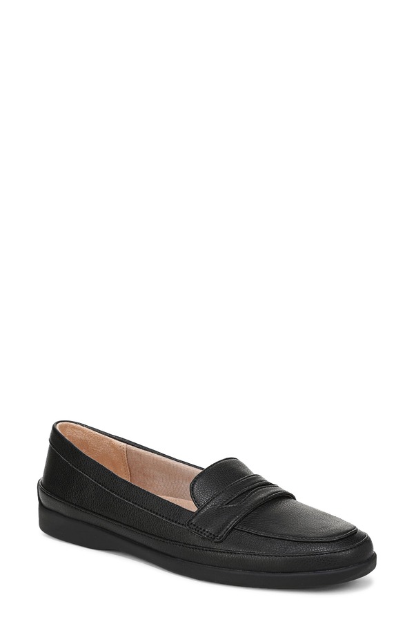 ライフストライド レディース シューズ スリッポン・ローファー LifeStride Malta Penny Loafer Black/ Black 黒いこと
