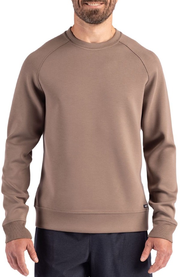 裁断師アンドうしろ側 メンズ アウター パーカー・スウェット 労働者の一団のど首 Cutter \u0026 Buck Roam Crewneck Pullover Mushroom