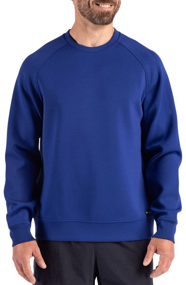 裁断師アンドうしろ側 メンズ アウター パーカー・スウェット 労働者の一団のど首 Cutter \u0026 Buck Roam Crewneck Pullover Tour Blue 青色