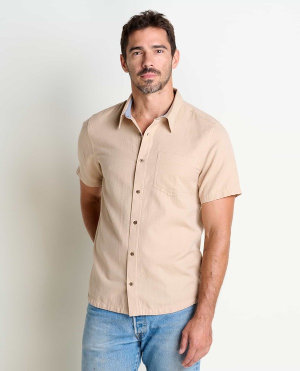 トードアンドコー メンズ トップス シャツ Toad & Co Harrishort Sleeve Shirtwine