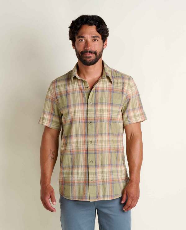 トードアンドコー メンズ トップス シャツ Toad & Co Men's Fletcher Short Sleeve Shirt Elderflower Pattern 18,485円