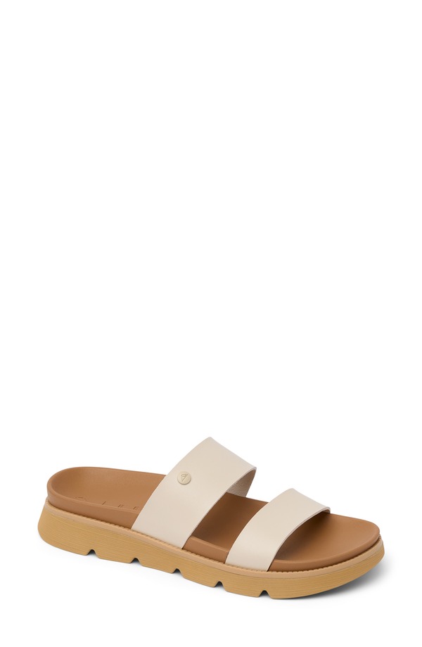 リーフ レディース シューズ サンダル プラットフォーム Reef Vista Luxe Thea Platform Slide Sandal Parchment｜ReVida 店 19,236円