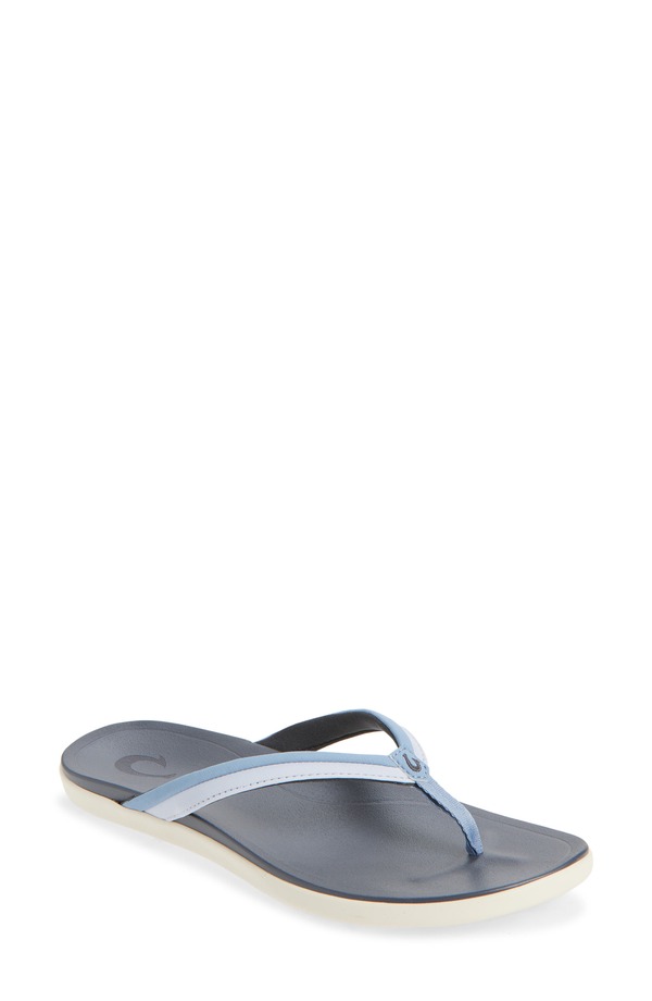 オルカイ レディース シューズ サンダル OluKai Ho'pio Mlua Flip Flop Ocean Fog / Lanai Breeze