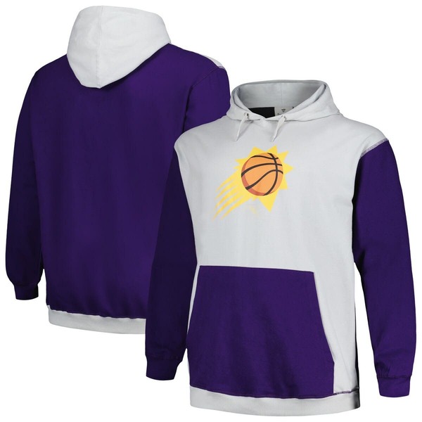 ファナティクス メンズ アウター パーカー・スウェットール Men\u0027s Fanatics Purple/Silver Phoenix Suns Big \u0026 Tall Primary Arctic Pullover Hoodie Purple パープル