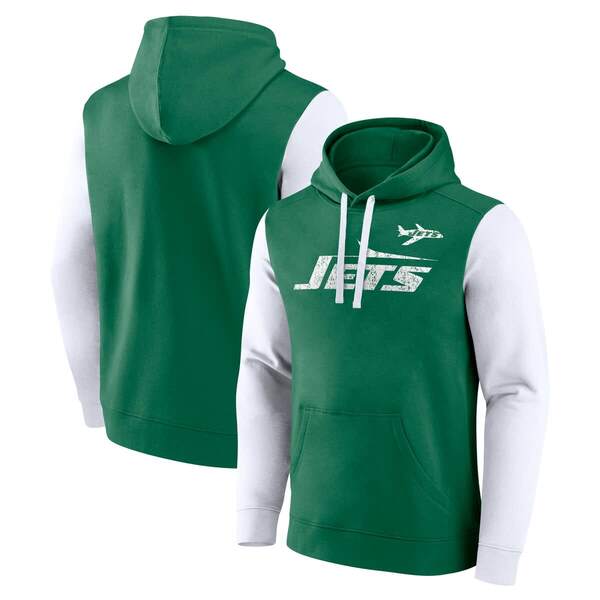 ファナティクス メンズ アウター パーカー・スウェット フリース Men\u0027s Fanatics Kelly Greenew York Jets Fleece Pullover Hoodie Kelly Green 緑であること