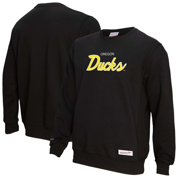 ミッチェル\u0026ネス メンズ アウター パーカー・スウェット プルオーバー Men\u0027s Mitchell \u0026 Ness Black Oregon Ducks Elite Script Pullover Sweatshirt Black 黒いこと