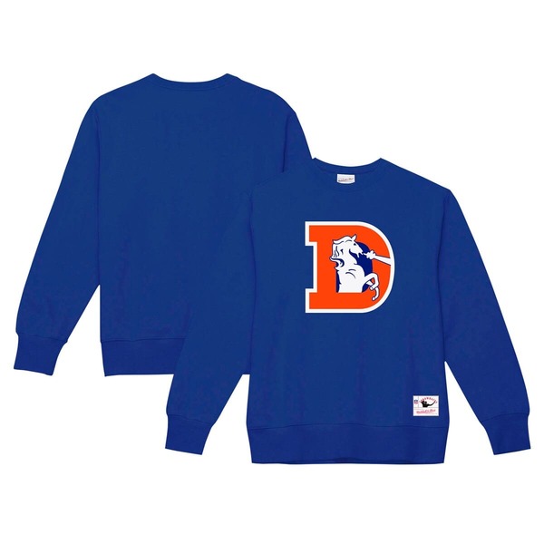 ミッチェル\u0026ネス メンズ アウター パーカー・スウェット プルオーバー フリース Men\u0027s Mitchell \u0026 Ness Royal Denver Broncos Basic Fleece Pullover Sweatshirt Royal