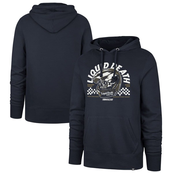 フォーティーセブン メンズ アウター パーカー・スウェット 刷り上げる Men\u0027s \u002747 Navy NASCAR Liquideath Imprint Headline Pullover Hoodie Navy 米国海軍