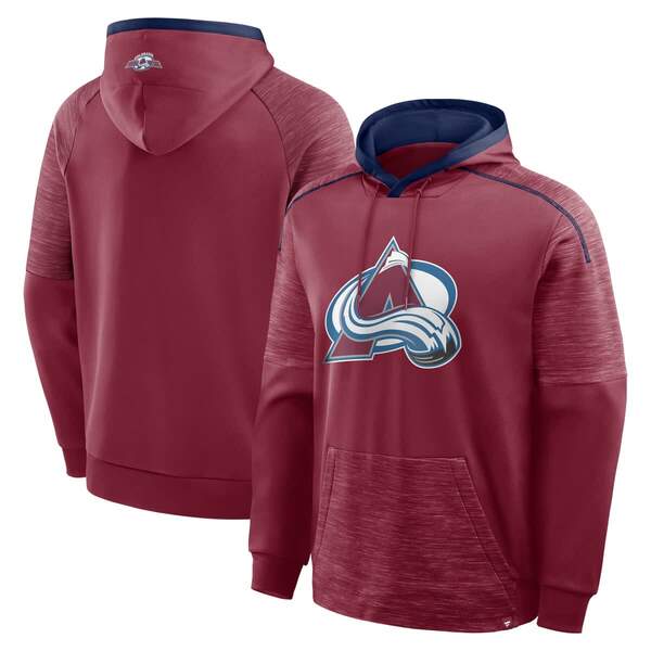ファナティクス メンズ アウター パーカー・スウェット Men\u0027s Fanatics Burgundy Colorado Avalanche Goaltender Defender Pullover Hoodie Burgundy バーガンディ