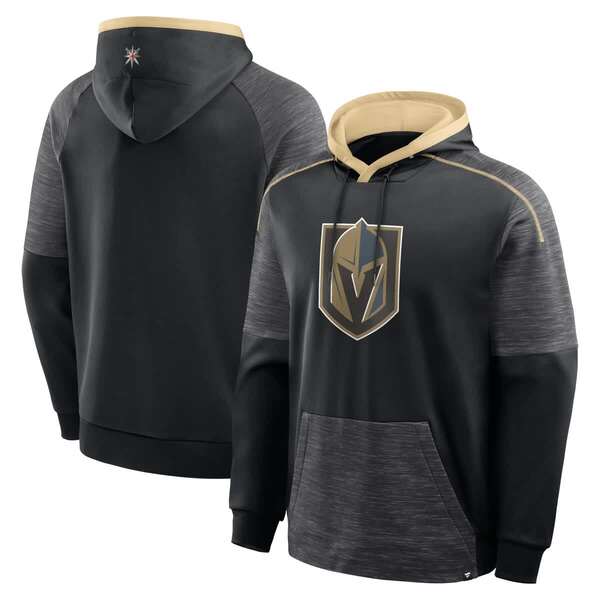 ファナティクス メンズ アウター パーカー・スウェット Men\u0027s Fanatics Black Vegas Golden Knights Goaltender Defender Pullover Hoodie Black 黒いこと
