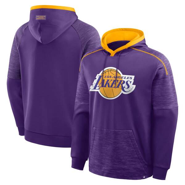 ファナティクス メンズ アウター パーカー・スウェット Men\u0027s Fanatics Purple Los Angeles Lakers Pick \u0026 Roll Defender Pullover Hoodie Purple パープル
