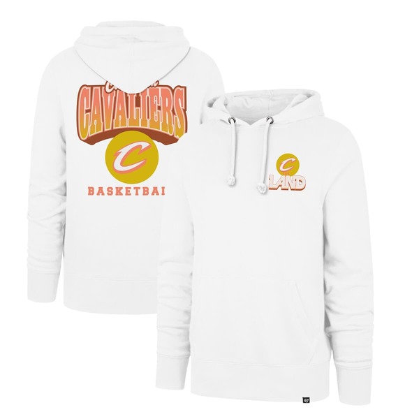 フォーティーセブン メンズ アウター パーカー・スウェット Men\u0027s \u002747 White Cleveland Cavaliers 2025/26 City Edition Jab Step Headline Hoodie White 白いこと