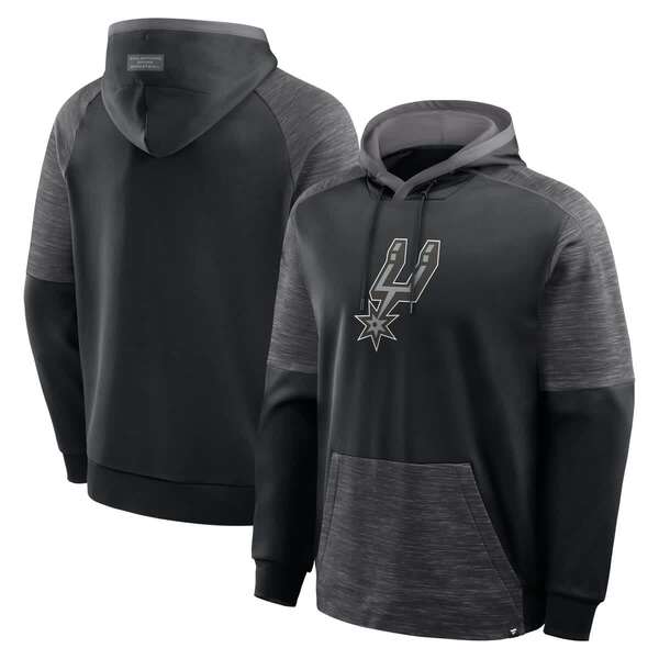 ファナティクス メンズ アウター パーカー・スウェット Men\u0027s Fanatics Black Santonio Spurs Pick \u0026 Roll Defender Pullover Hoodie Black 黒いこと