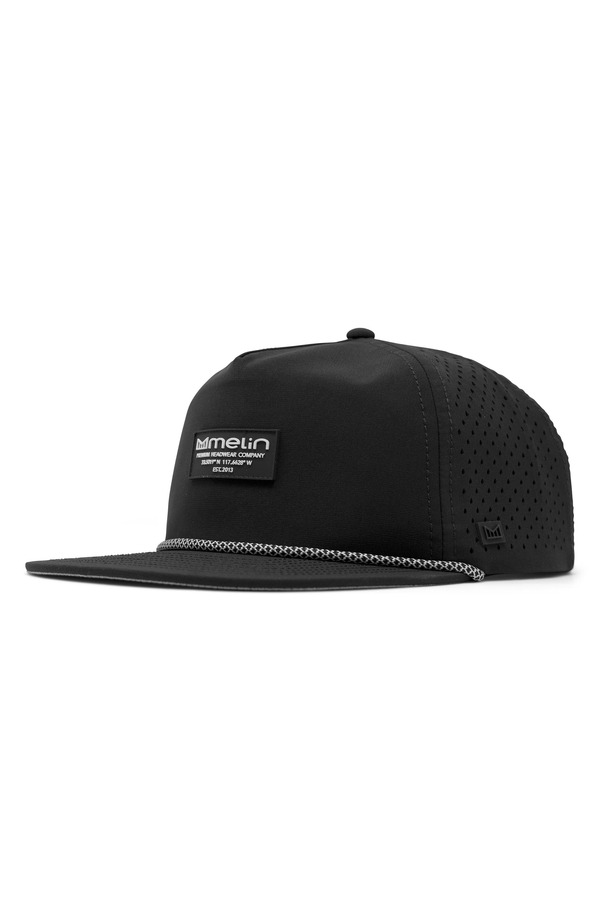 メリン メンズ アクセサリー 帽子 Melin Coronado Brick Hydro Performance Snapback Hat Black ブラック｜ReVida 店