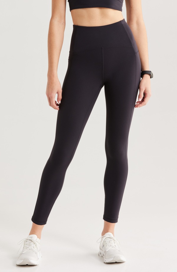 ゼラ レディース ボトムス カジュアルパンツ ハイウエスト レギンス Zella Studio Luxe High Waist Pocket 7/8 Leggings Black ブラック|ReVida 店