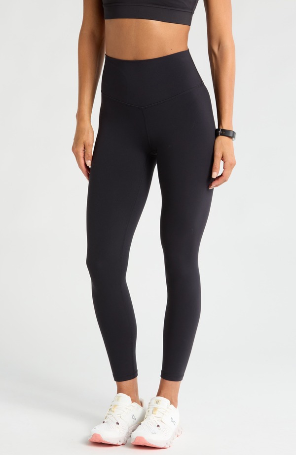 ゼラ レディース ボトムス カジュアルパンツ ハイウエスト レギンス Zella Studio Luxe High Waist 7/8 Leggings Black ブラック|ReVida 店