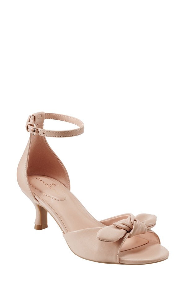 バンドリーノ レディース シューズ ヒール サンダル アンクル Bandolino Andorankle Strap Kitten Heel Sandalight Pink 680 ピンク