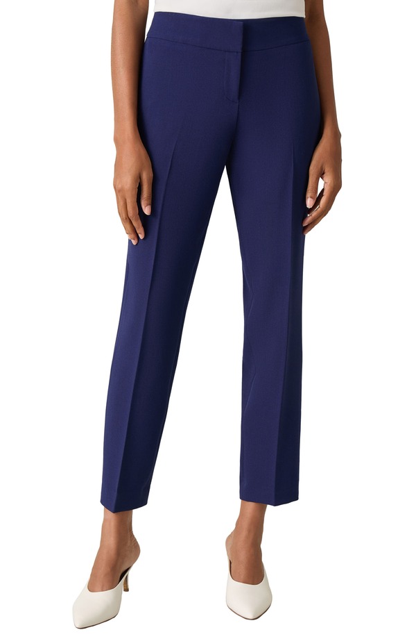 カスパール レディース ボトムス デニムパンツ ストレート KASPER Ava Straight Leg Pants Kasper Navy ネイビー