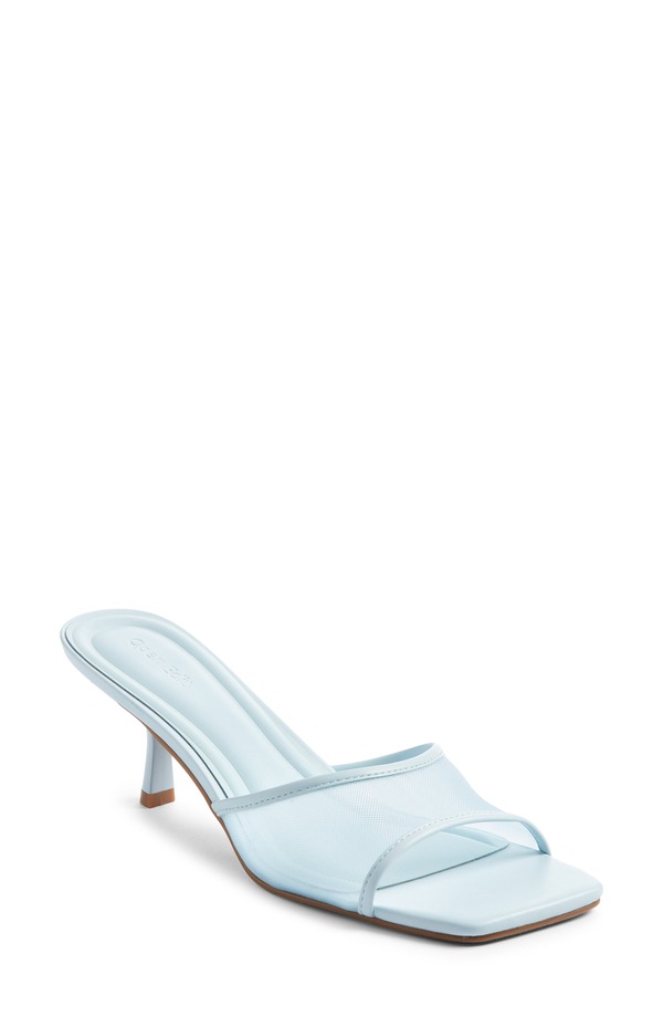 オープンエディット レディース シューズ ヒール サンダル Open Edit Charlie Sandal Blue Ice ブルー