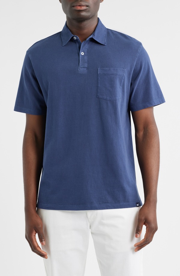 ヴァインヤードヴァインズ メンズ トップス ポロシャツ コットン vineyard vinesurf Pima Cotton Polo Nautical Navy ネイビー