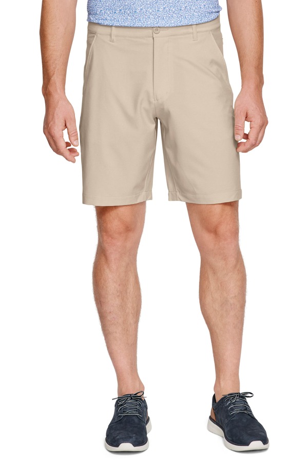 ジョンストンアンドマーフィー メンズ ボトムス ハーフパンツ・ショーツ ショートパンツ Johnston & Murphy XC4 Performance Flat Front Shorts Heather Stone ヘザー|ReVida 店