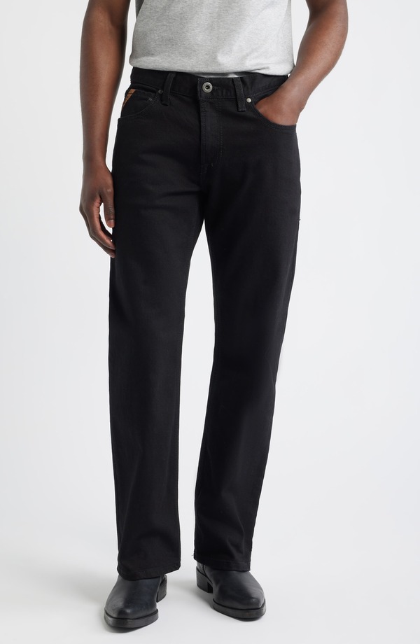 アリアト メンズ ボトムス デニムパンツ ブーツカット ブーツ ジーンズ Ariat M4 Relaxed Bootcut Jeans Black ブラック|ReVida 店