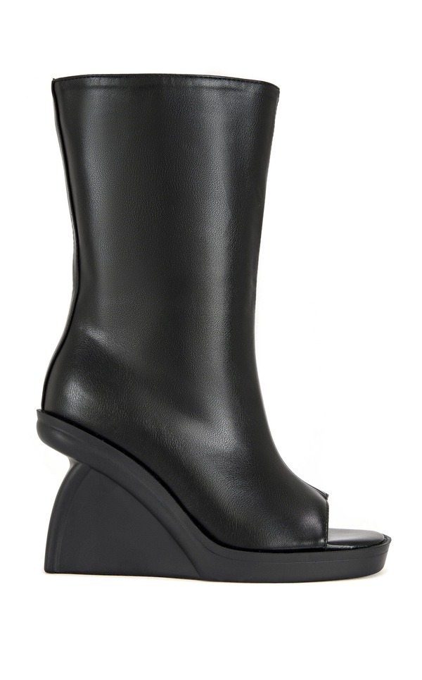 アザレア ワン レディース シューズ ブーツ・レインブーツ AZALEA WANG Nolia Wedge Bootie Black ブラック