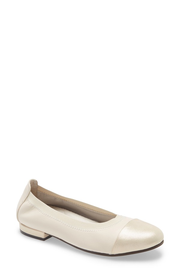 ダイビッドテイト レディース シューズ パンプス キャップ David Tate Nicole Cap Toe Flat Bone