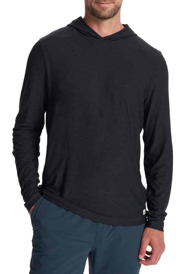 ビュオーリ メンズ アウター パーカー・スウェット Vuori Strato Techoodie Black Heather 黒いこと
