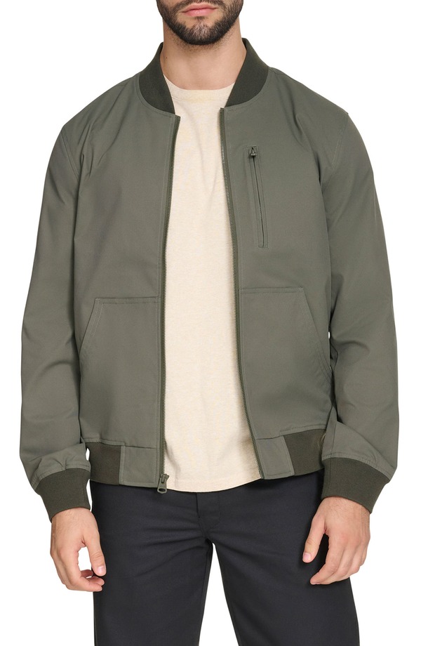 リーバイス メンズ アウター ジャケット・ブルゾン オックスフォード Levi's Oxford Wateresistant Bomber Jacket Sage Green グリーン