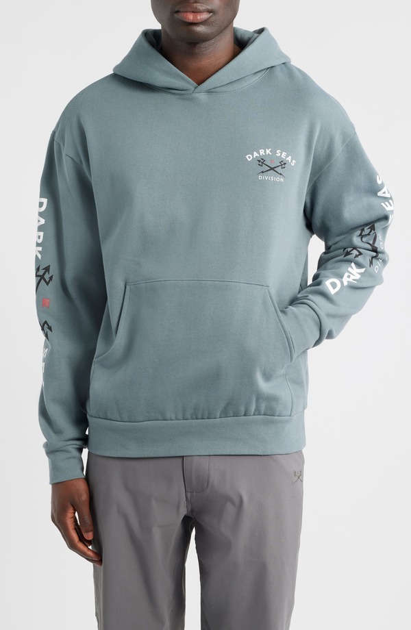 ダークシーズ メンズ アウター パーカー・スウェット グラフィック DARK SEAS Headmaster V3 Graphic Hoodie Blue Magic 青色
