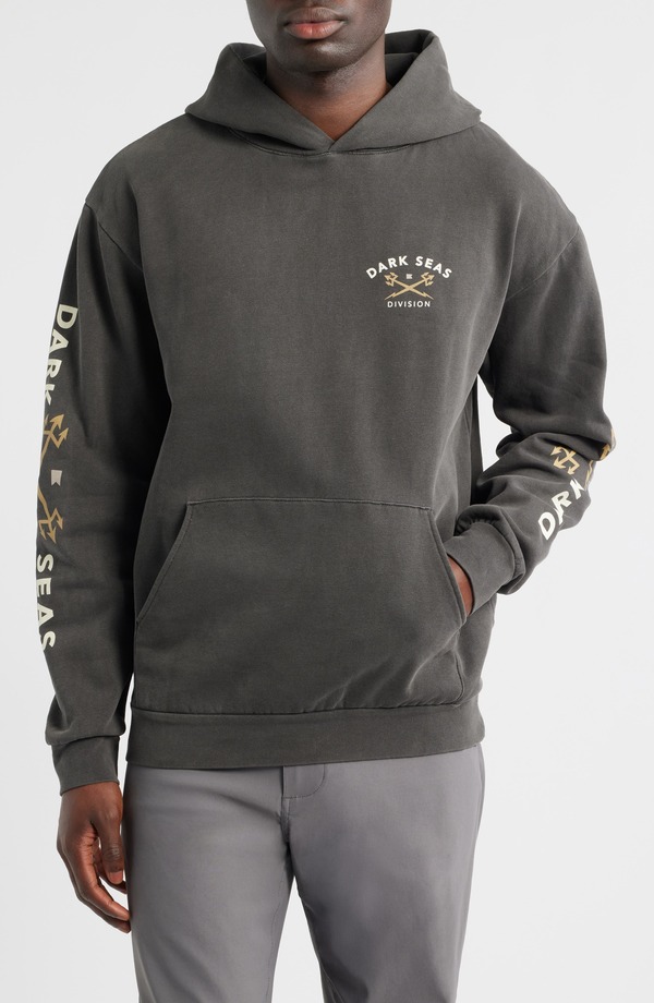 ダークシーズ メンズ アウター パーカー・スウェット グラフィック DARK SEAS Headmaster V3 Graphic Hoodie Pigment Black 黒いこと