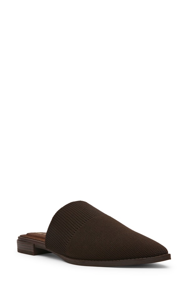 アンクライン レディース シューズ パンプス Anne Klein Vassar Mule Brown Knit 赤銅色