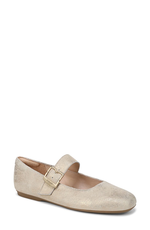 ドクター・ショール レディース シューズ パンプス Dr. Scholl Mary Jane Flat Gold ゴールド