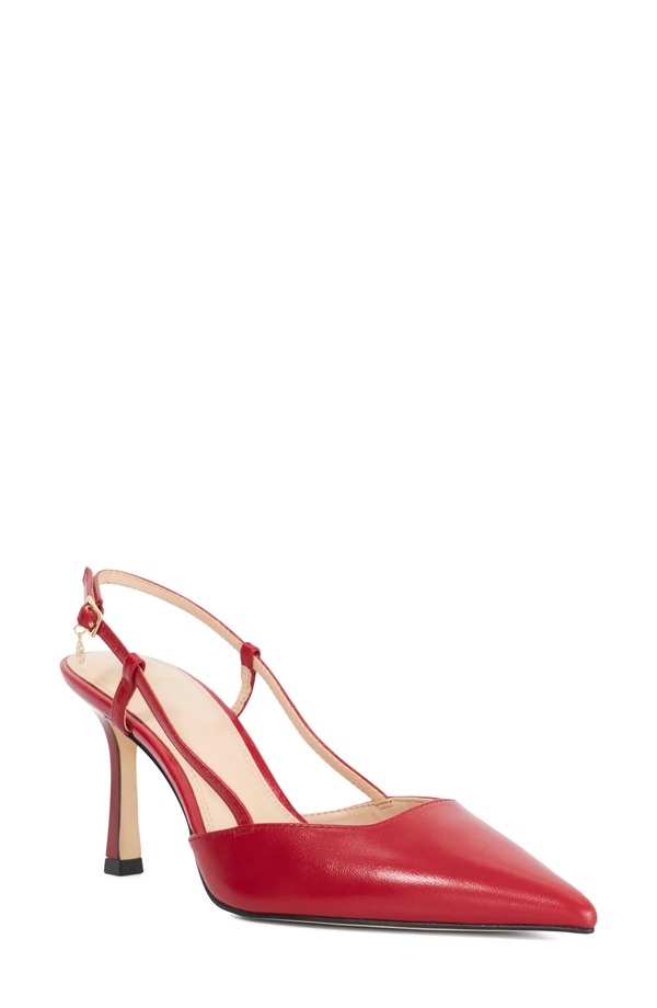 デューンロンドン レディース シューズ ヒール Dune London Composure Pointed Toe Slingback Pump Red レッド