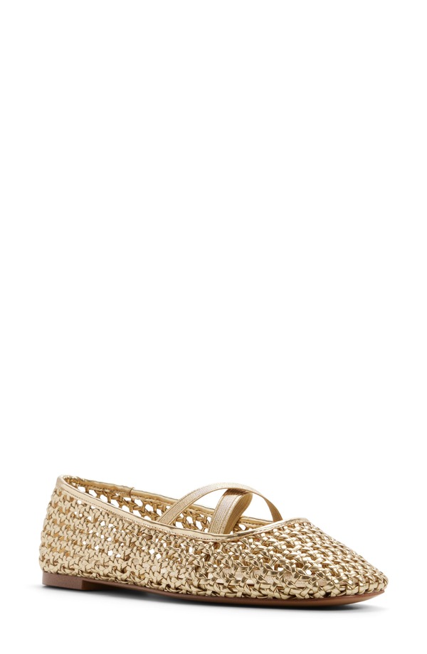 アルド レディース シューズ パンプス ALDO Cornelia Ballet Flat Gold ゴールド