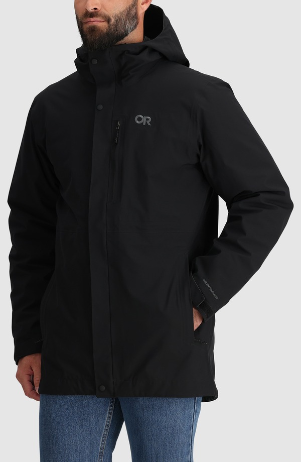 アウトドアリサーチ メンズ アウター ジャケット・ブルゾン パーカー Outdooresearch Foray 3L Waterproof 3-in-1 Parka Black ブラック