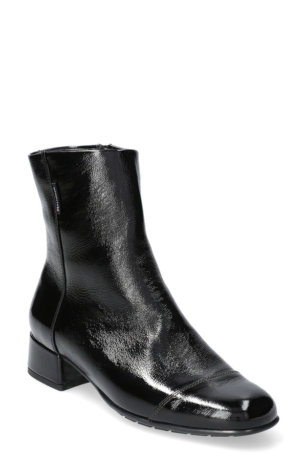 メフィスト レディース シューズ ブーツ・レインブーツ Mephisto Jiliane Bootie Black Patent 黒いこと