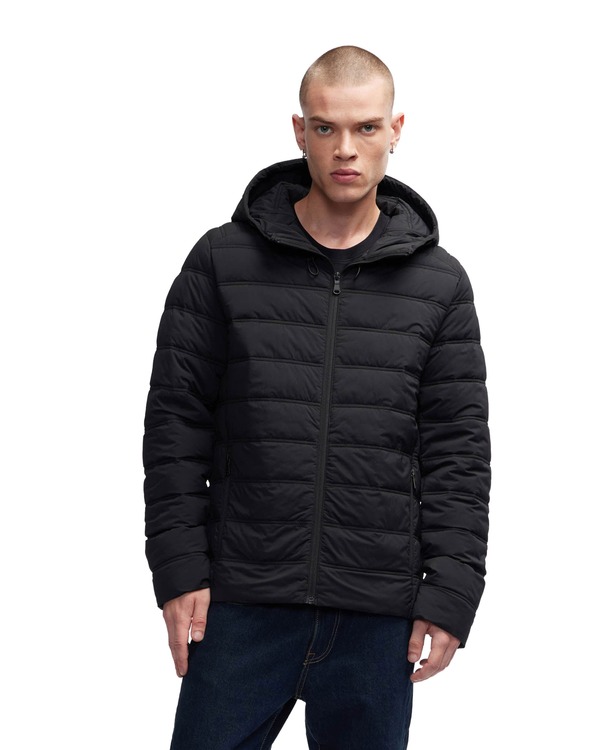パジャール メンズ アウター ジャケット・ブルゾン Pajar Niran Square Quilt Lightweight Packable Black ブラック