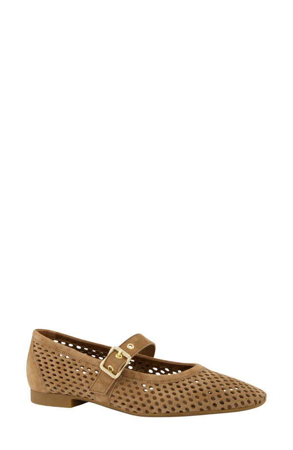 ポール・グリーン レディース シューズ パンプス Paul Green Dana Mary Jane Flat Nut Suede｜ReVida 店