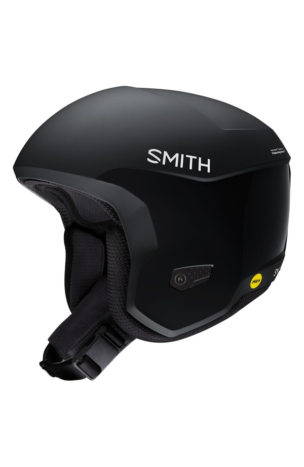 スミス レディース 付属物 鳥打ち帽 Smith Icon Snow Helmet with ミップス Matte Black 黒いこと