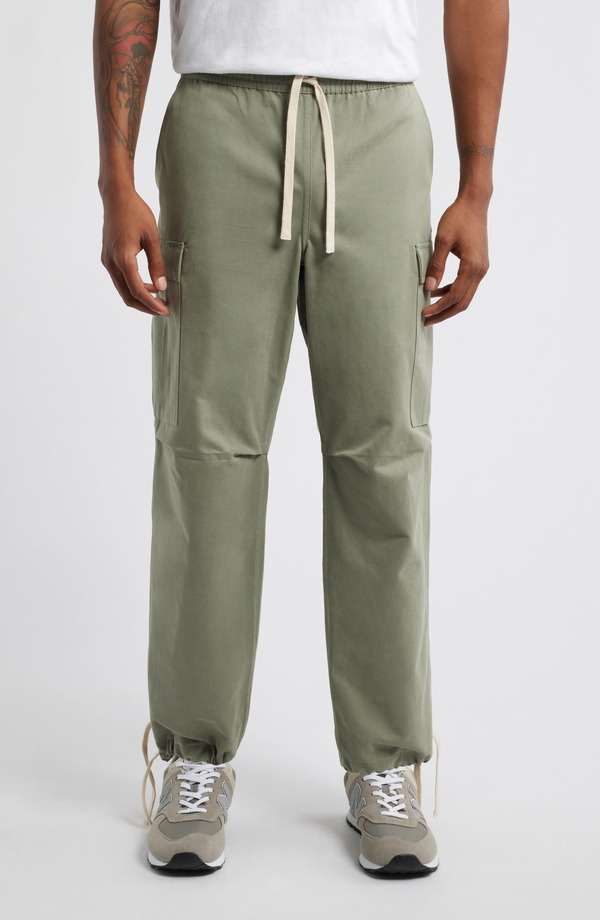 スタンダードイシュー メンズ ボトムス カジュアルパンツ カーゴパンツ STANDARD ISSUE PDrawstring Cargo Pants Concrete