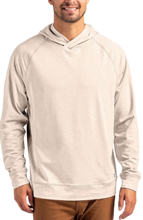 カッターアンドバック メンズ アウター パーカー・スウェット Cutter & Buck Adapt Heather Hooded Pullover Wheather ヘザー