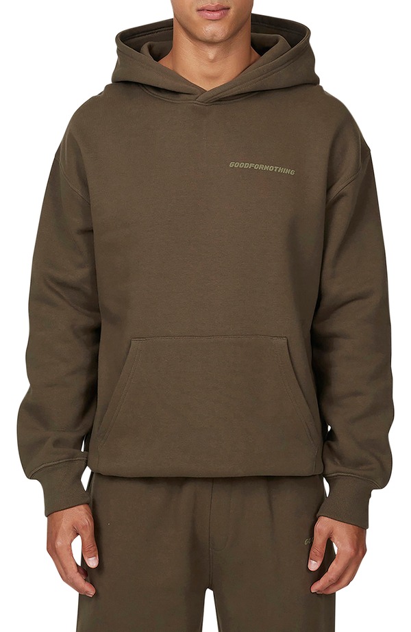 グッドフォーナッシング メンズ アウター パーカー・スウェット ヴィンテージ Good For Nothing Vintage Tonal Pullover Hoodie Brown ブラウン