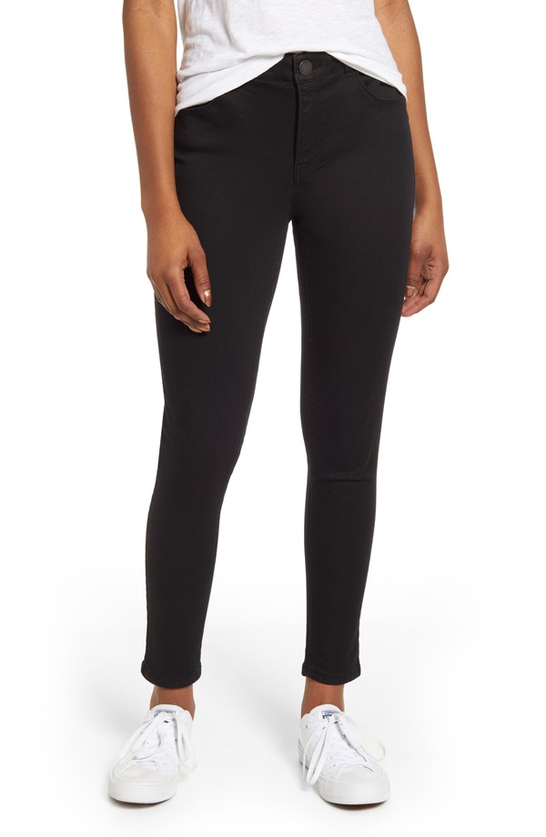 ウィット&ウィズダム レディース ボトムス デニムパンツ ハイウエスト アンクル ジーンズ Wit & Wisdom Sophie High Waist Ankle Skinny Jeans Black ブラック