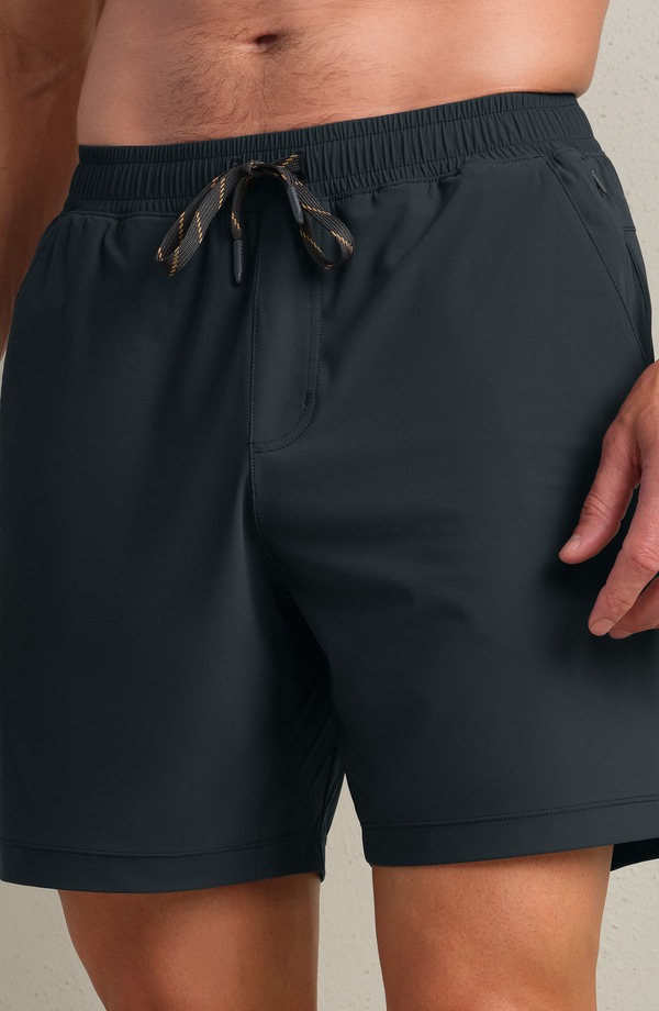 ローヌ メンズ ボトムス 二分の一ズボン下・さる股引き 遊撃手ズボン下 Rhone Pursuit 7-Inch Unlined Training Shorts Pine Gray 薄墨色