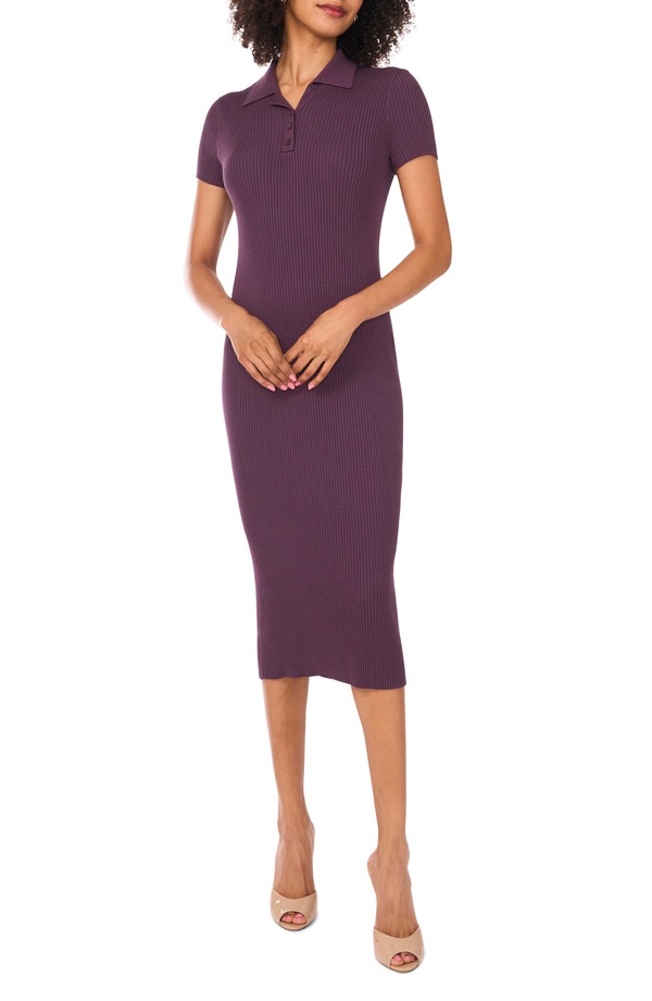 ヴィンスカムート レディース トップス ワンピース Vince Camuto Rib Dress Plum Perfect プラム 16,316円