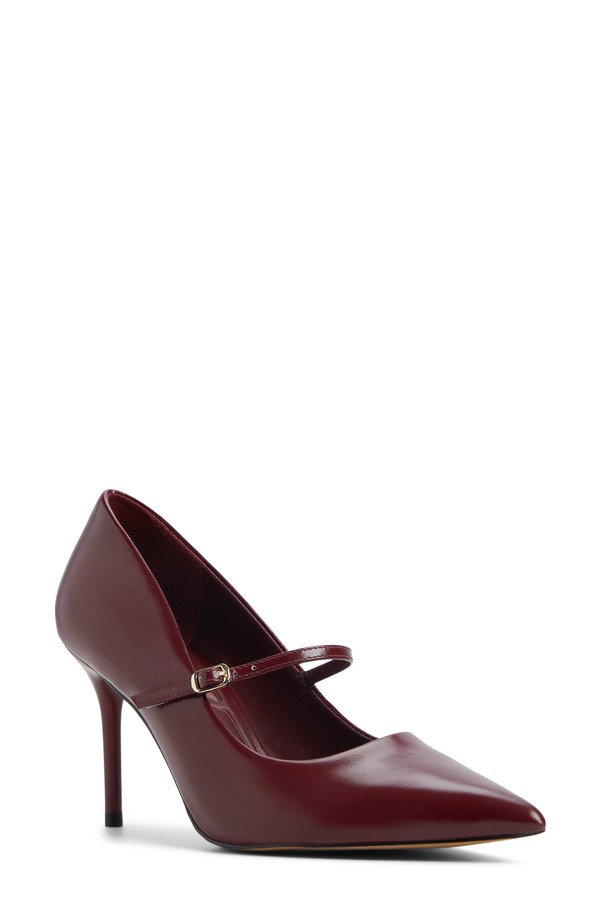 アルド レディース シューズ ヒール ALDO Eledeladar Pointed Toe Mary Jane Pump Burgundy バーガンディ