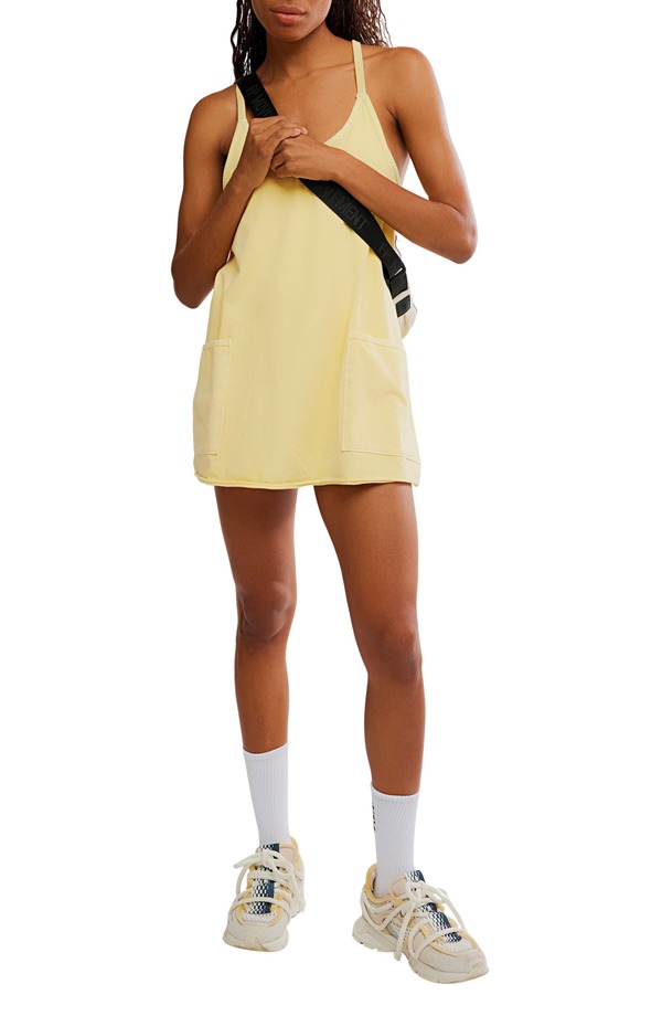 フリーピープル レディース ボトムス カジュアルパンツ ミニワンピース ミニ Free People FP Movement Hot Shot Racerback Tank Minidressunlit Yellow イエロー