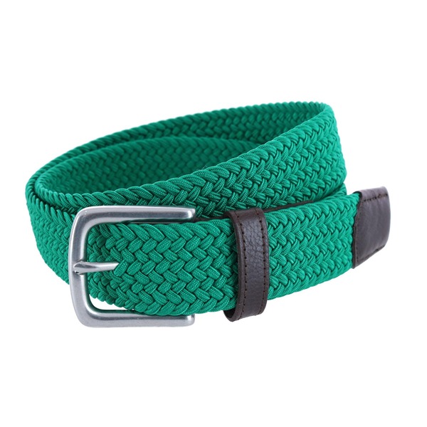 トラファルガー メンズ 付属品 胴締め Trafalgariverside Solid Stretch Weave Belt Emerald Green 緑であること